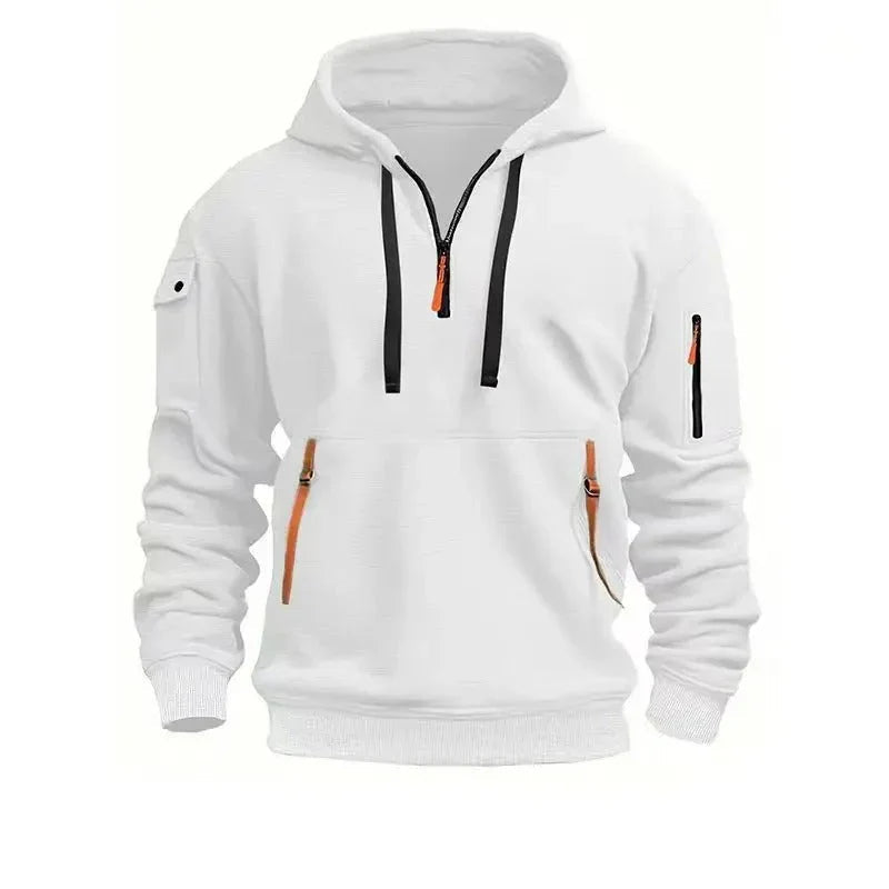 Selma-Rosemary | Women's Oversized Essentials Hoodie with Sleeve Pocket