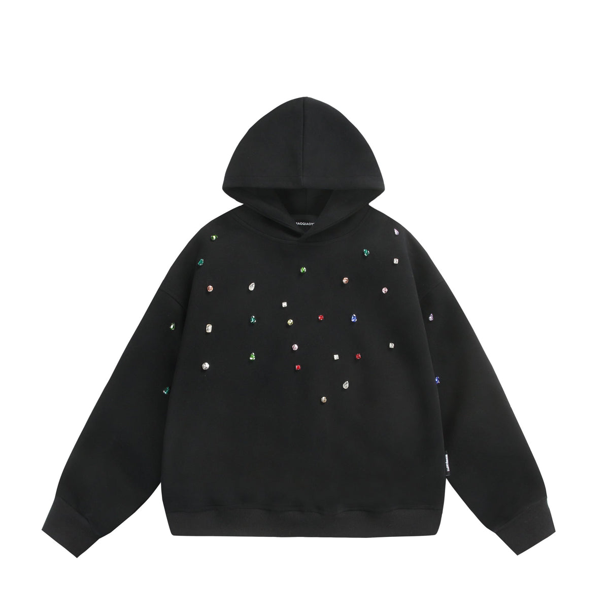 Aurelia-Harriet | Women's Oversized Rhinestone Hoodie
