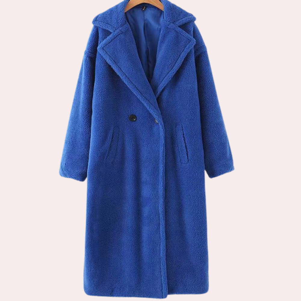 Rhea-Lucille | Women's Oversized Teddy Fleece Hooded Jacket