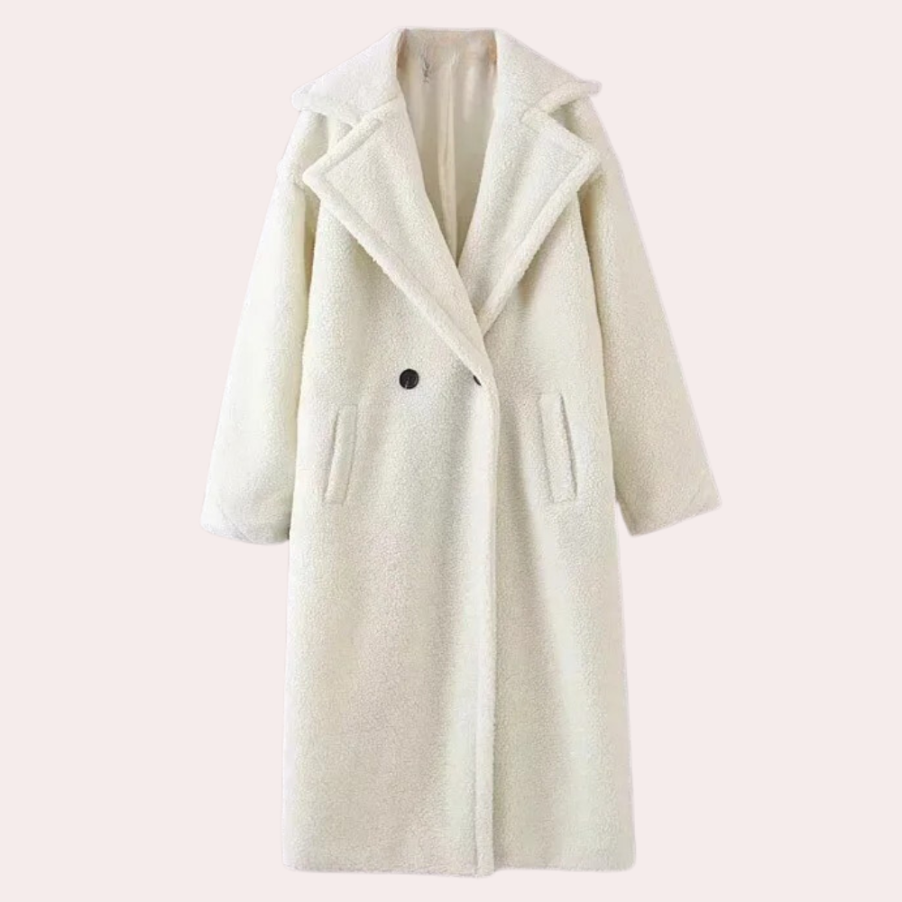 Rhea-Lucille | Women's Oversized Teddy Fleece Hooded Jacket