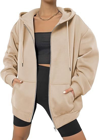 Cordelia-Colette | Women's Oversized Zip-Up Hoodie