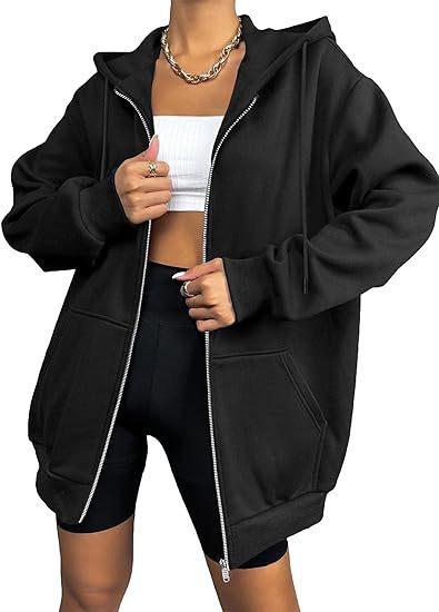 Cordelia-Colette | Women's Oversized Zip-Up Hoodie