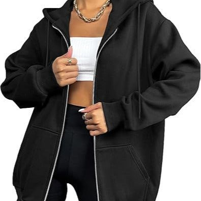 Cordelia-Colette | Women's Oversized Zip-Up Hoodie