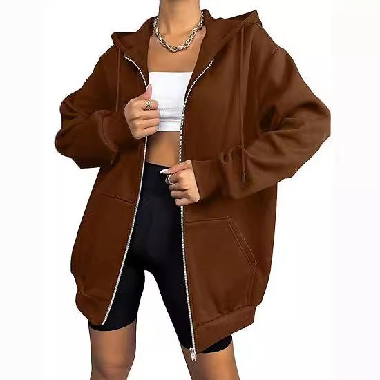 Cordelia-Colette | Women's Oversized Zip-Up Hoodie