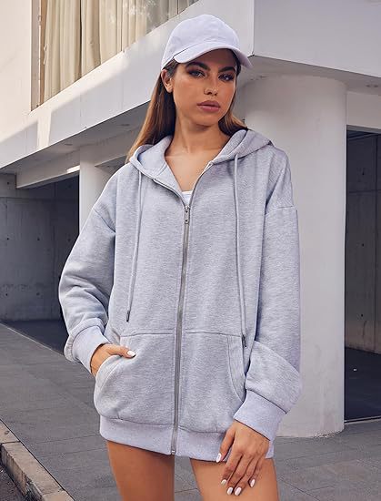 Cordelia-Colette | Women's Oversized Zip-Up Hoodie