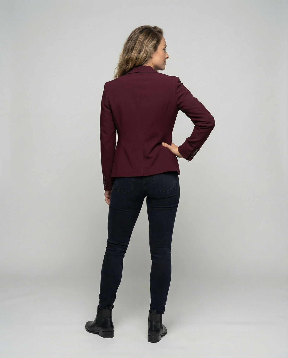 Phyllis | Women's Peplum Two-Button Business Blazer