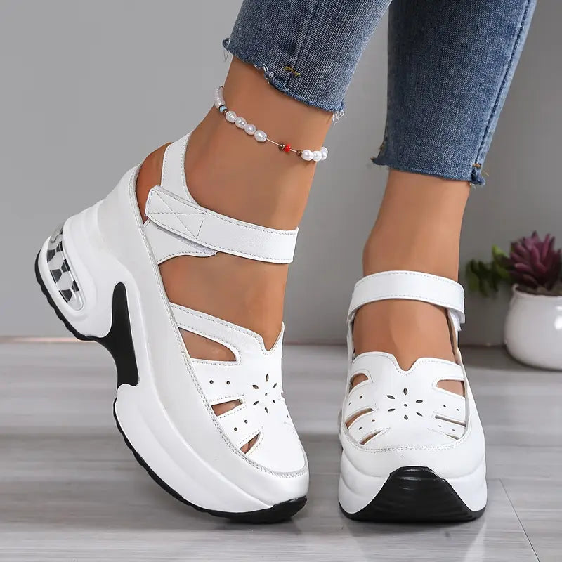 Tamara-Colette | Women's Platform Mary Jane Shoes with Ankle Strap