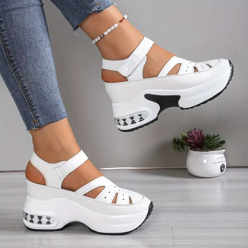 Tamara-Colette | Women's Platform Mary Jane Shoes with Ankle Strap