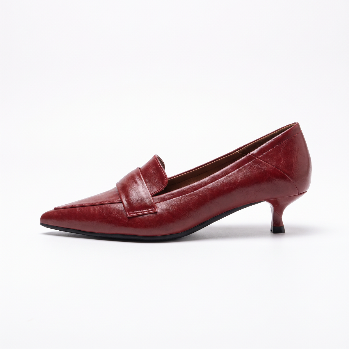 Georgia-Camilla | Women's Pointed-Toe Kitten Heel Pumps