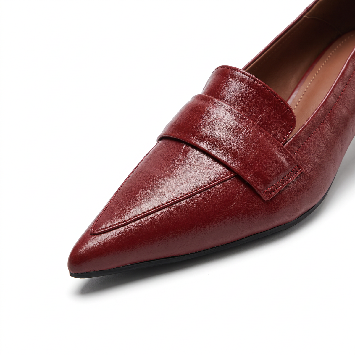 Georgia-Camilla | Women's Pointed-Toe Kitten Heel Pumps