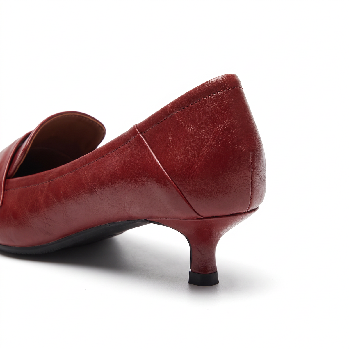 Georgia-Camilla | Women's Pointed-Toe Kitten Heel Pumps