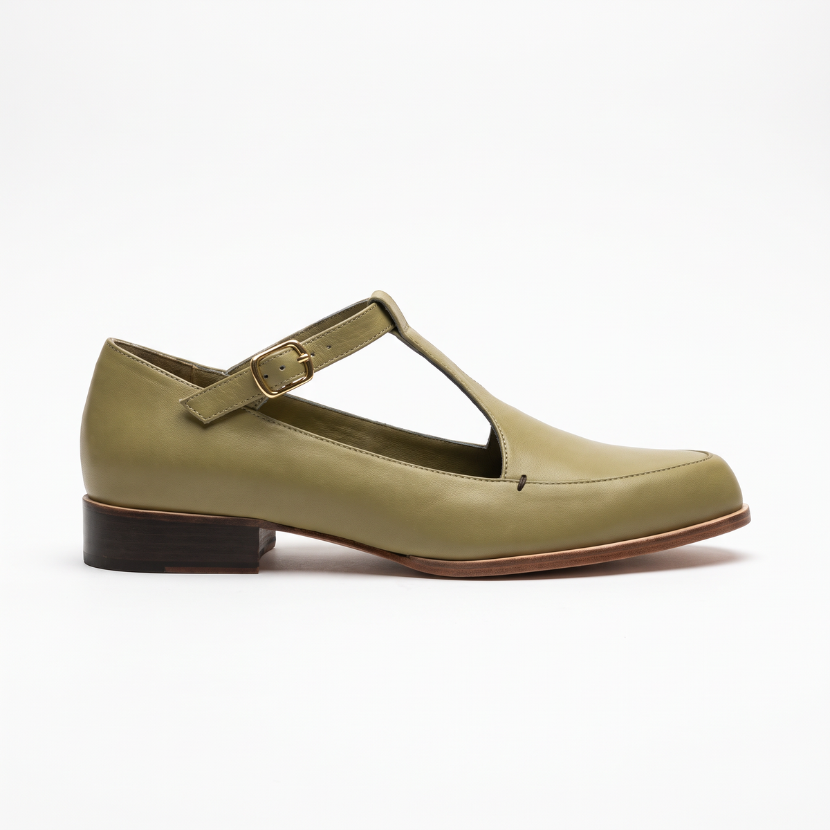 Leonora-Ivy | Women's Pointed-Toe T-Bar Heeled Sandals