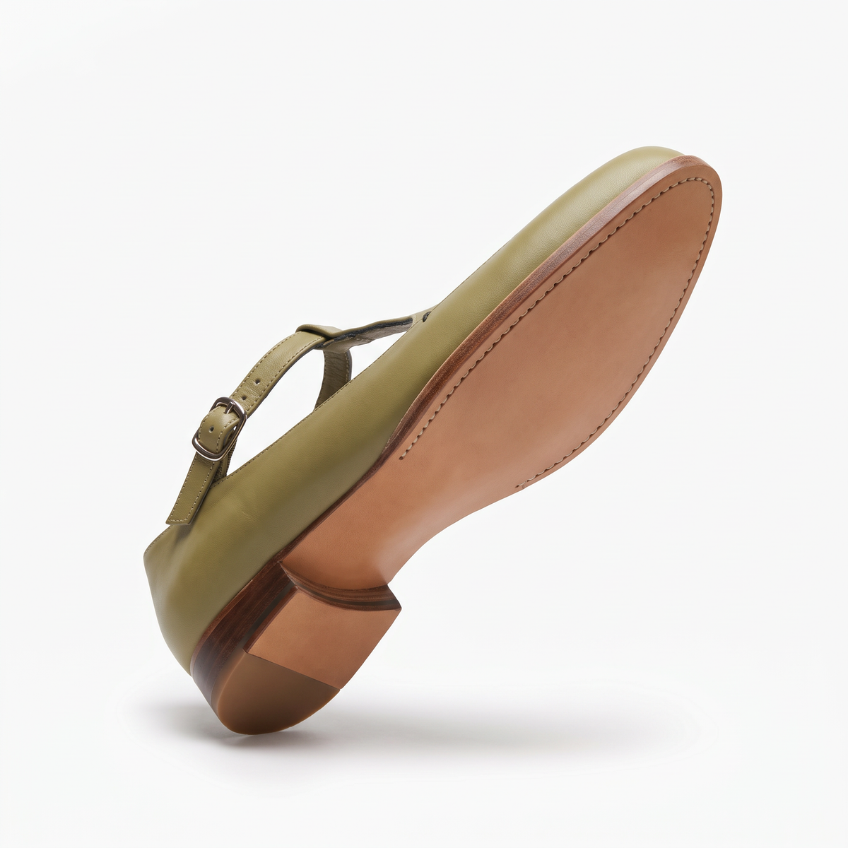 Leonora-Ivy | Women's Pointed-Toe T-Bar Heeled Sandals