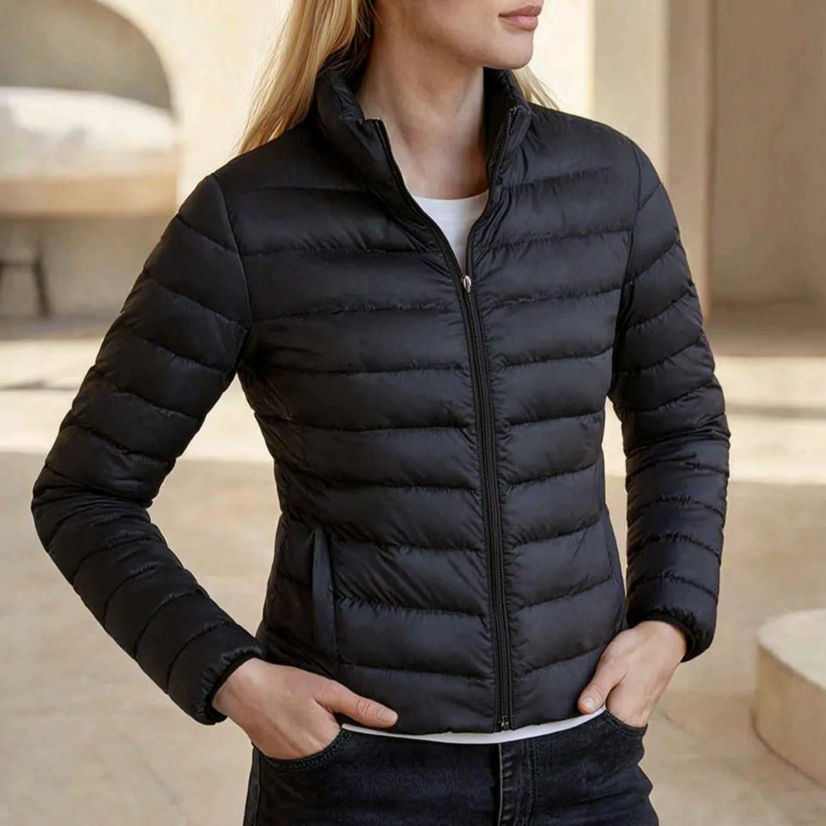 Lorraine-Lucille | Women's Quilted Puffer Jacket