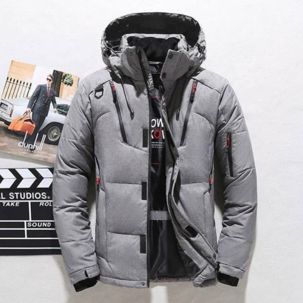 Patricia-Violet | Women's Quilted Puffer Jacket with Removable Hood