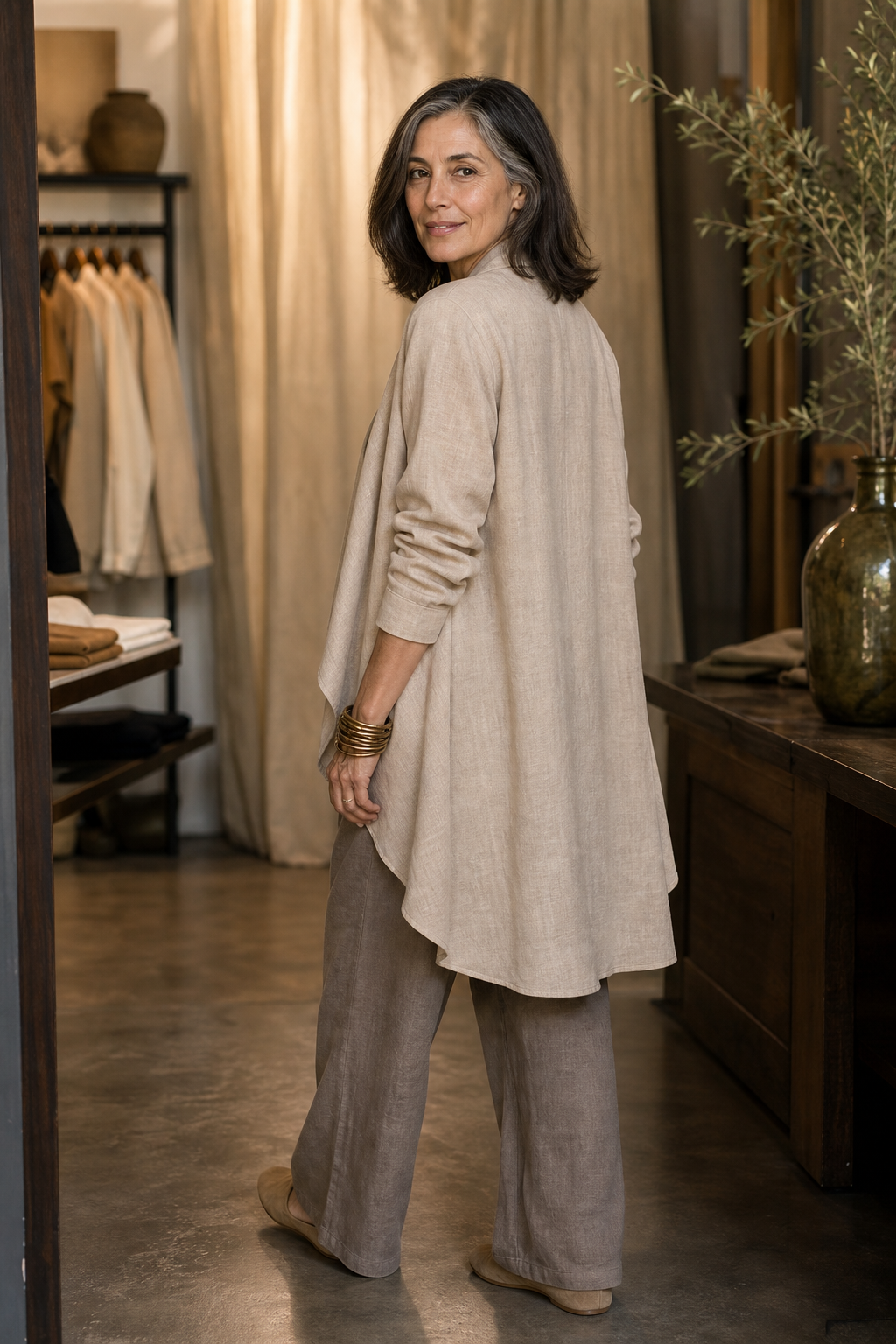 Ruth | Women's Relaxed Wide-Leg Three-Piece Blazer Set