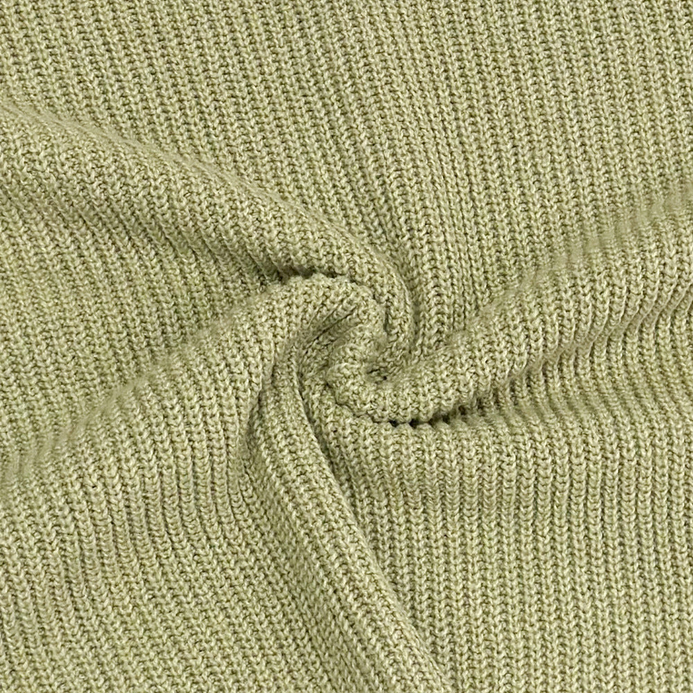 Agnes-Beatrix | Women's Ribbed High-Neck Drop-Shoulder Sweater