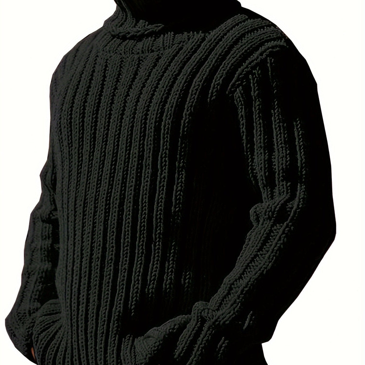 Esther-Patricia | Women's Ribbed High-Neck Relaxed-Fit Sweater