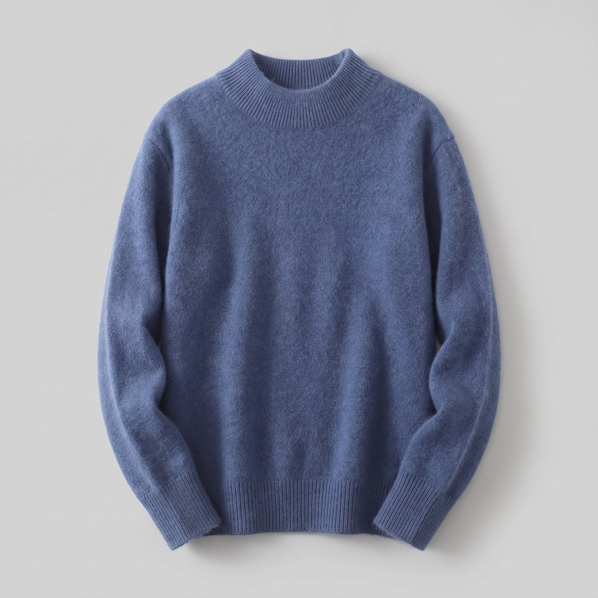 Genevieve-Bernadette | Women's Ribbed-Trim Rollneck Jumper