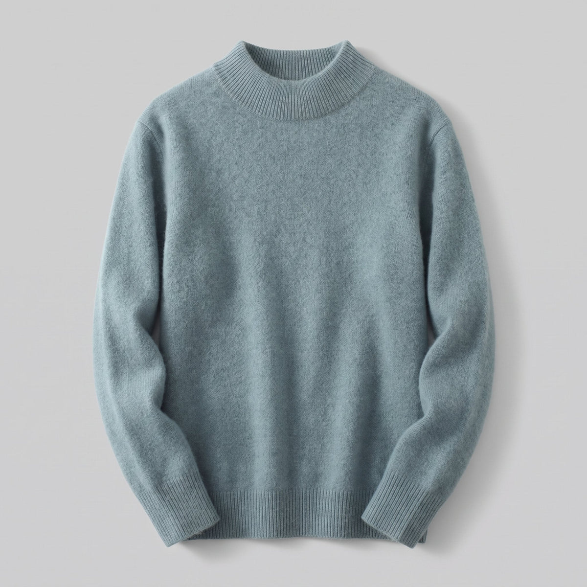 Genevieve-Bernadette | Women's Ribbed-Trim Rollneck Jumper
