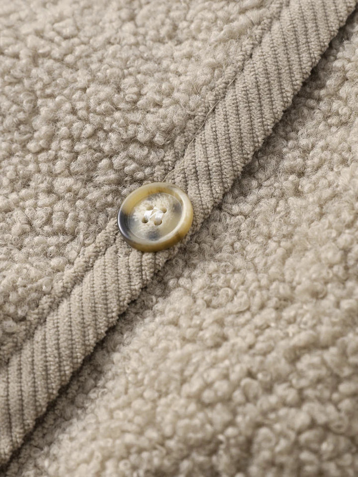 Mercedes | Women's Textured Button-Front Cropped Cardigan Jacket