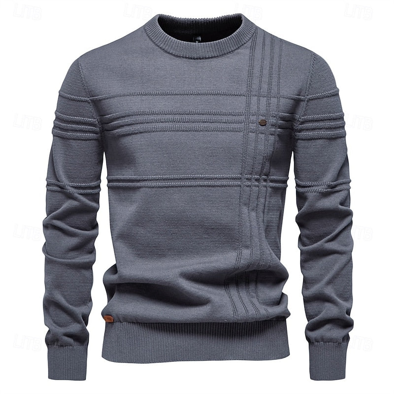 Selma | Women's Textured Crewneck Sweater