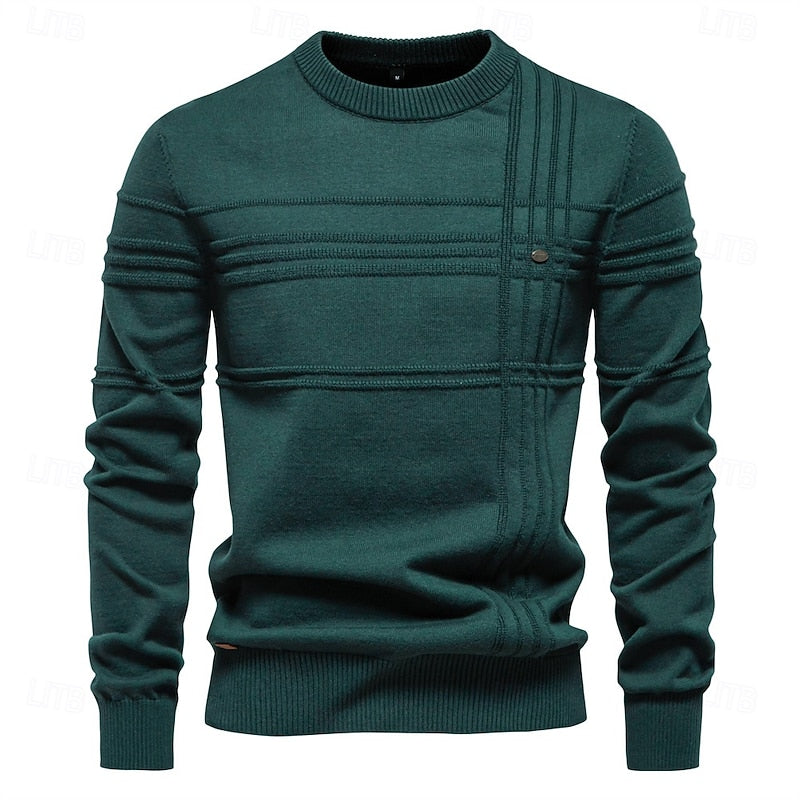 Selma | Women's Textured Crewneck Sweater