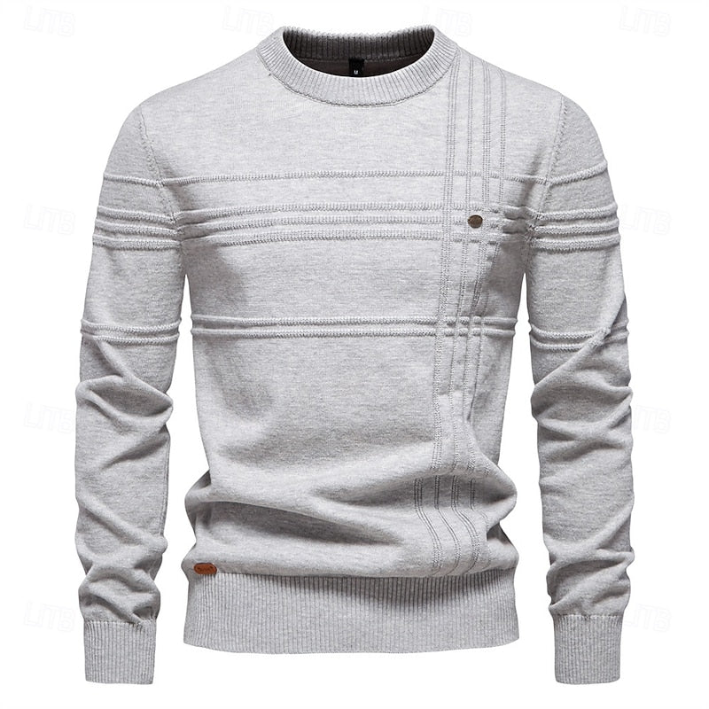 Selma | Women's Textured Crewneck Sweater