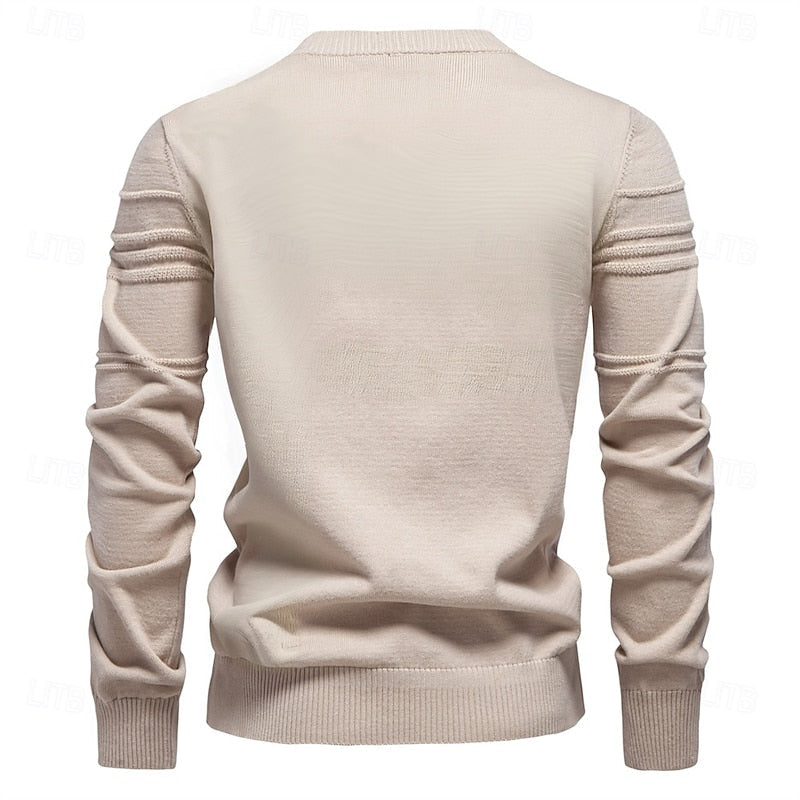 Selma | Women's Textured Crewneck Sweater