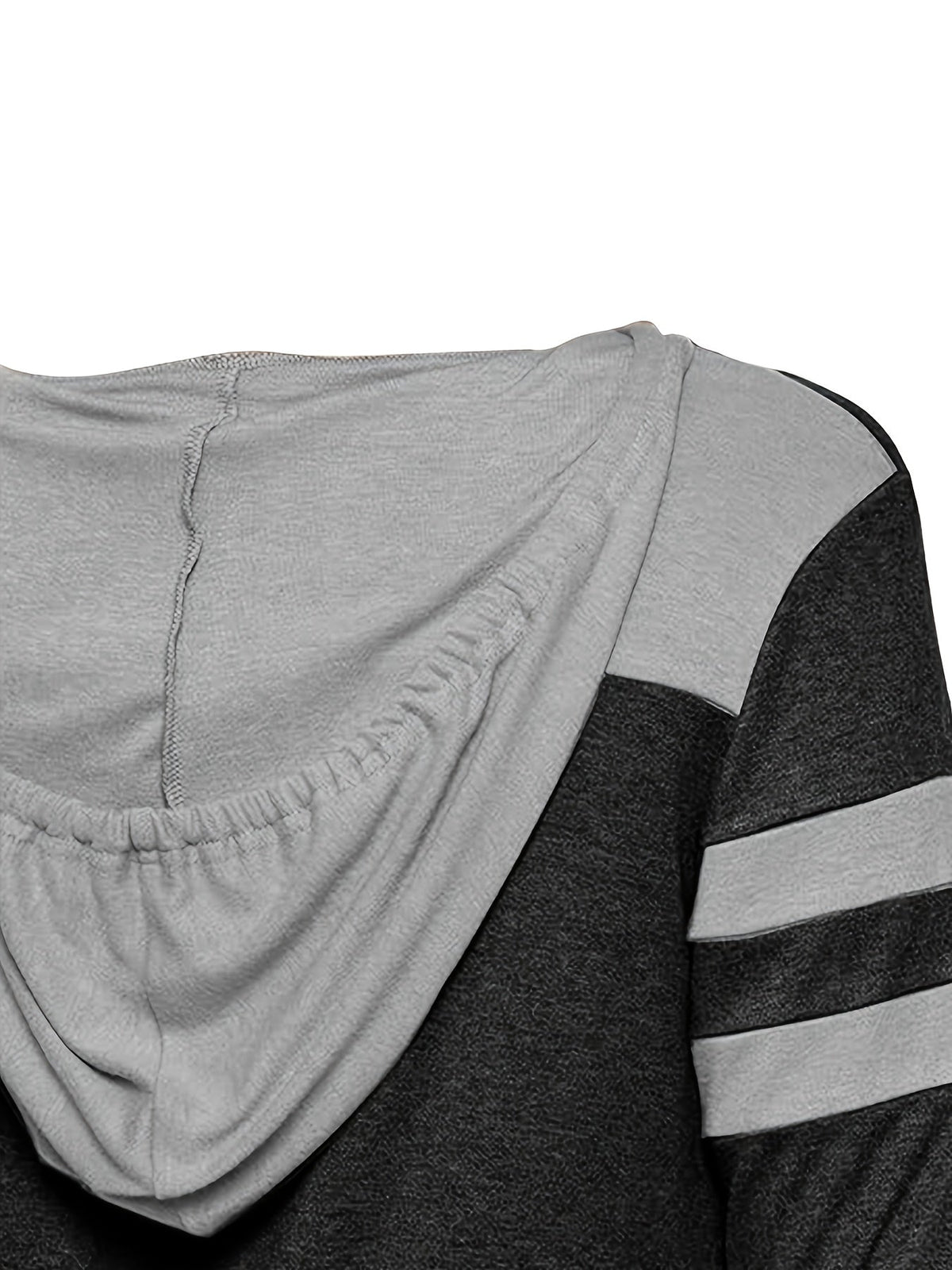 Ruth-Ophelia | Women's Two-Tone Drawstring Hoodie