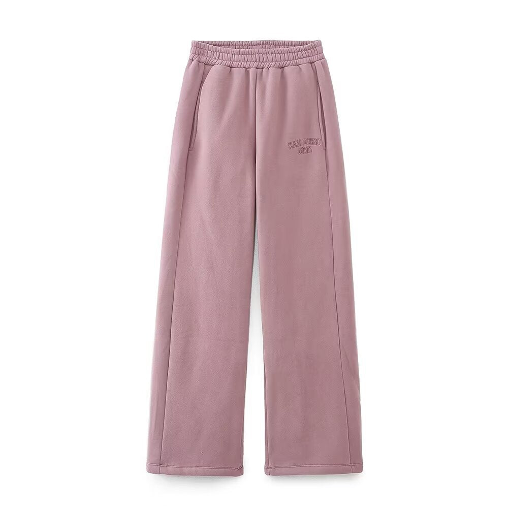 Penelope | Women's Wide-Leg Fleece-Lined Joggers