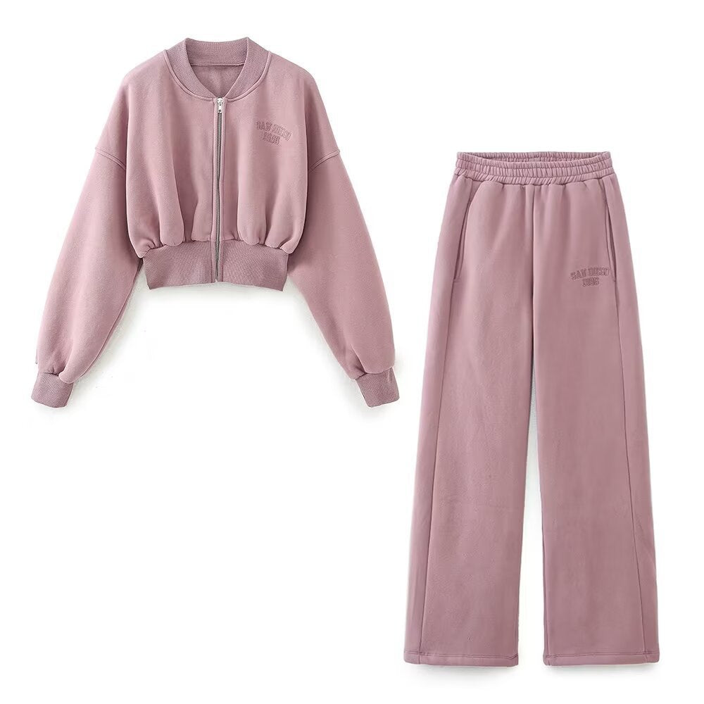 Penelope | Women's Wide-Leg Fleece-Lined Joggers